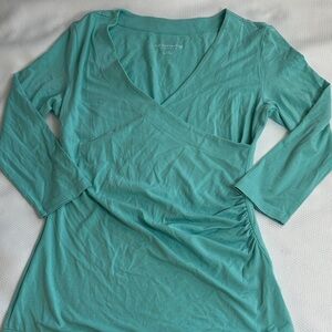 Airframe Surroundings ruched crossover top